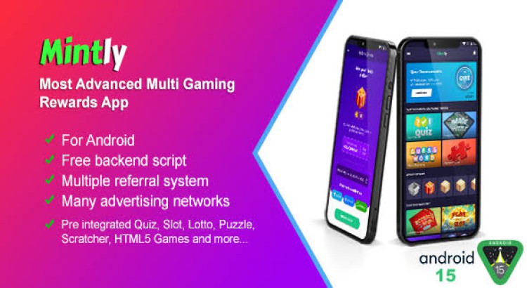 Mintly Advanced Multi Gaming Rewards App
