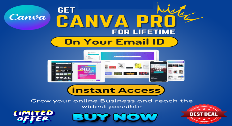Canva Premium Subscription (Invite-Based) – Lifetime Access!